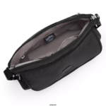 Women Crossbody Bags Kipling Black Noir Aisling Crossbody Bag FHZD222 - Image 3