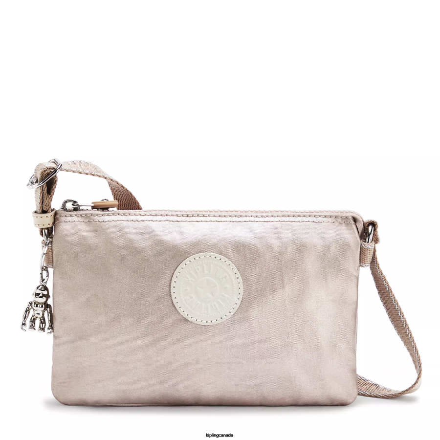 Women Crossbody Bags Kipling Metallic Glow Creativity XB Metallic Crossbody Bag FHZD232 - Image 1
