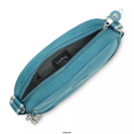 Women Crossbody Bags Kipling Ocean Teal Gema Crossbody Bag FHZD213 - Image 3