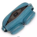 Women Crossbody Bags Kipling Ocean Teal Patti Crossbody Bag FHZD217 - Image 3