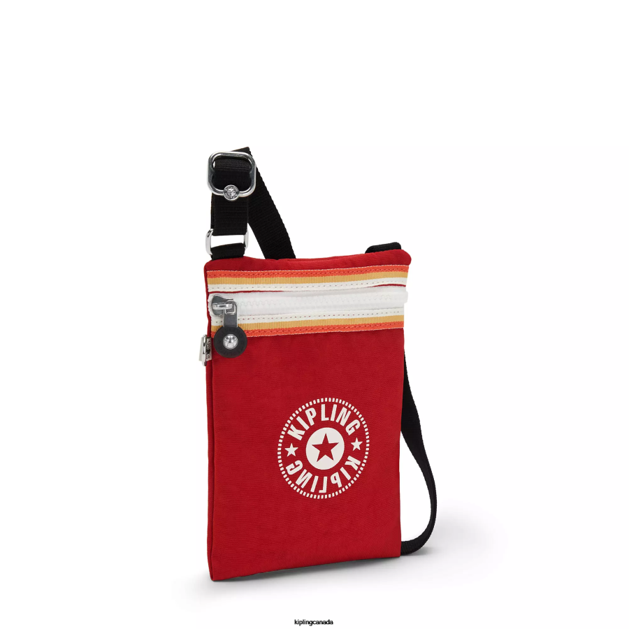 Women Crossbody Bags Kipling Red Rouge Afia Lite Mini Crossbody Bag FHZD82 - Image 2
