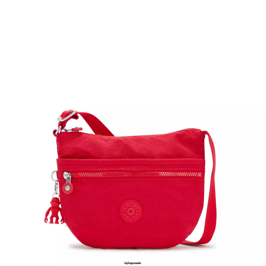 Women Crossbody Bags Kipling Red Rouge Arto Small Crossbody Bag FHZD226 - Image 1