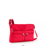 Women Crossbody Bags Kipling Red Rouge New Angie Crossbody Bag FHZD171 - Image 2