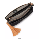 Women Crossbody Bags Kipling Rose Black Riri Crossbody Bag FHZD103 - Image 3