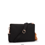 Women Crossbody Bags Kipling Rose Black Riri Crossbody Bag FHZD103 - Image 5