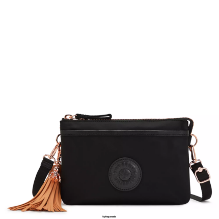 Women Crossbody Bags Kipling Rose Black Riri Crossbody Bag FHZD103