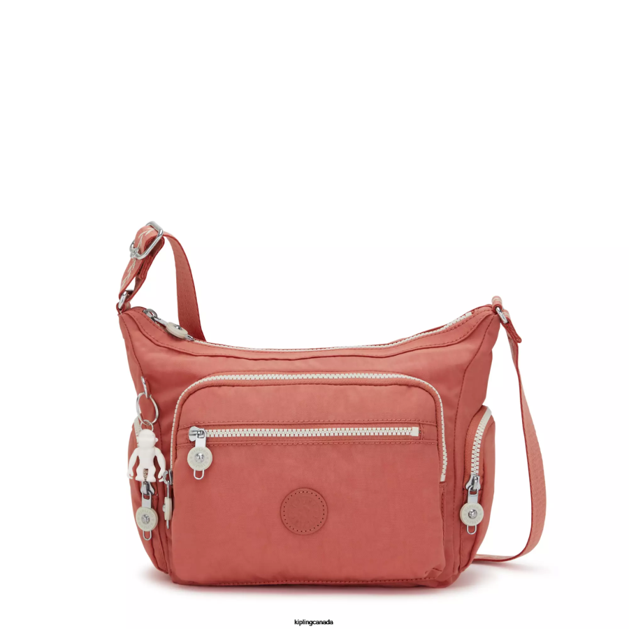 Women Crossbody Bags Kipling Vintage Pink Gabbie Small Crossbody Bag FHZD165 - Image 1