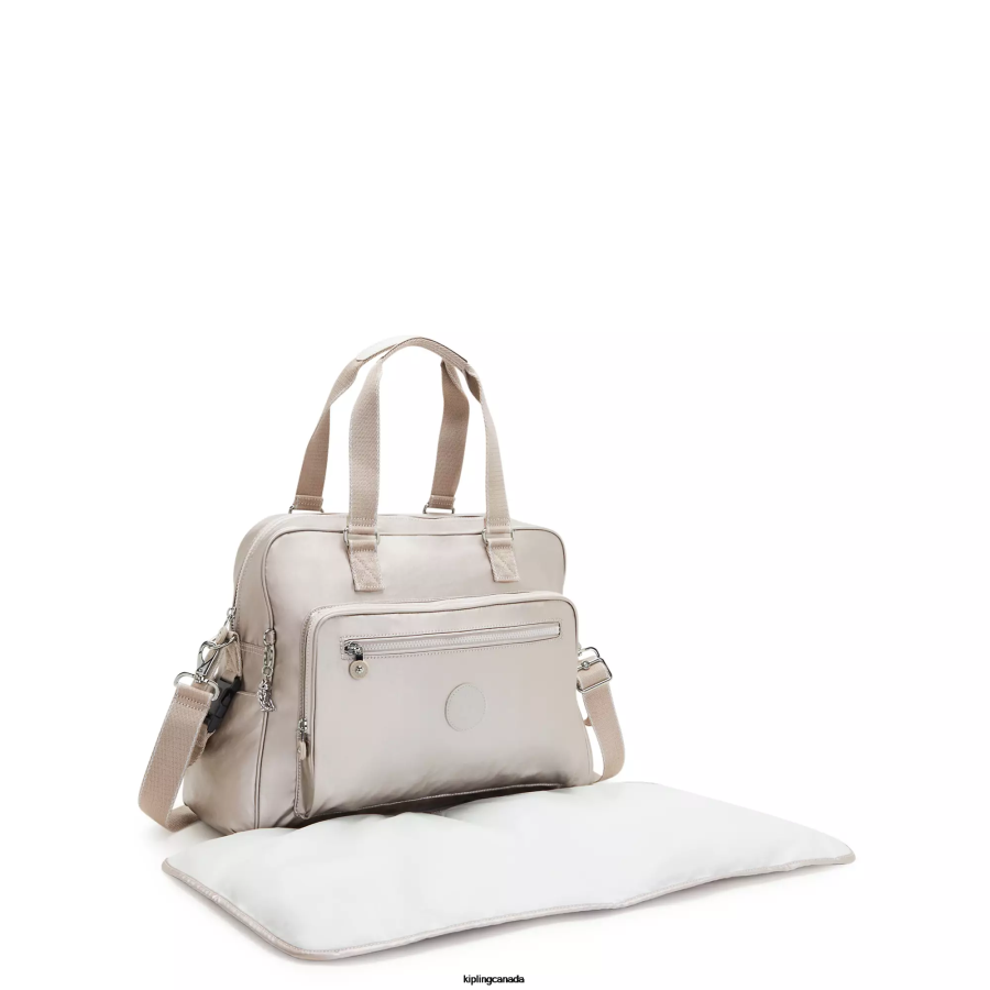 Women Diaper Bags Kipling Metallic Glow Alanna Metallic Diaper Bag FHZD253 - Image 2