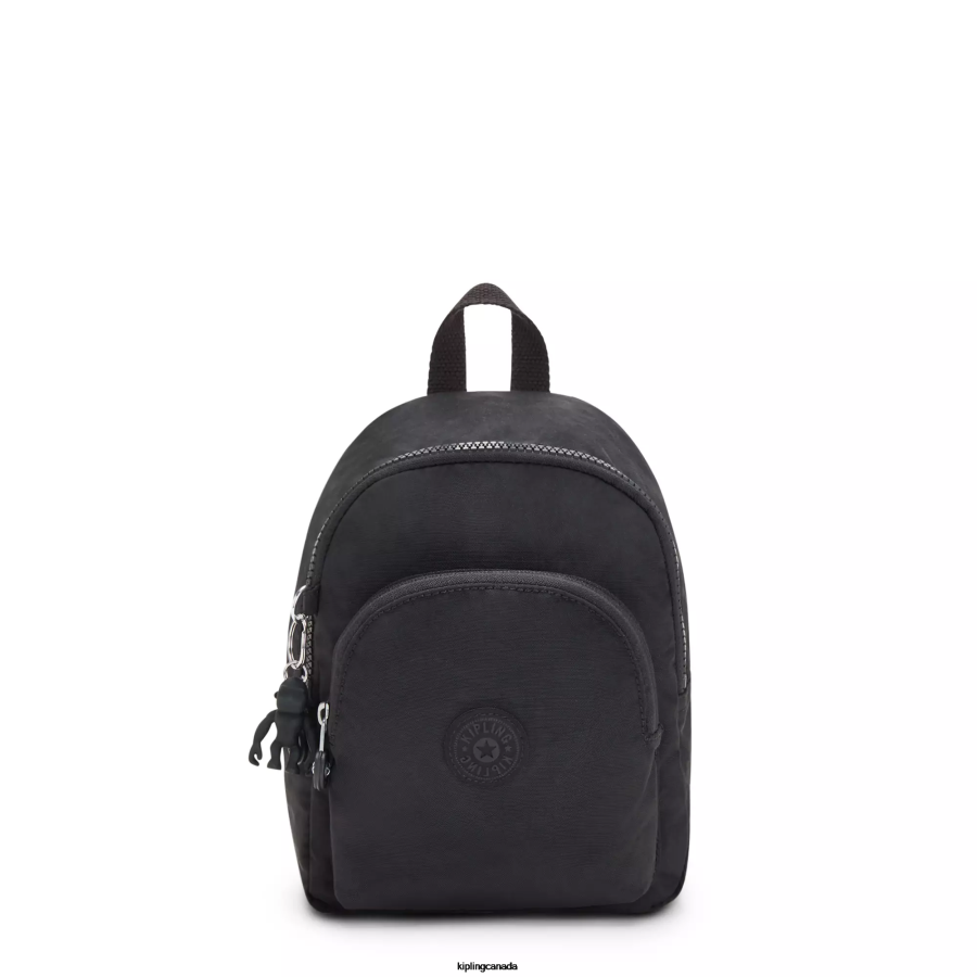 Women Fashion Backpacks Kipling Black Noir Curtis Compact Convertible Backpack FHZD398 - Image 1