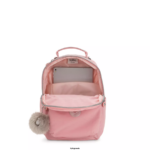 Women Fashion Backpacks Kipling Bridal Rose Seoul Small Tablet Backpack FHZD343 - Image 3