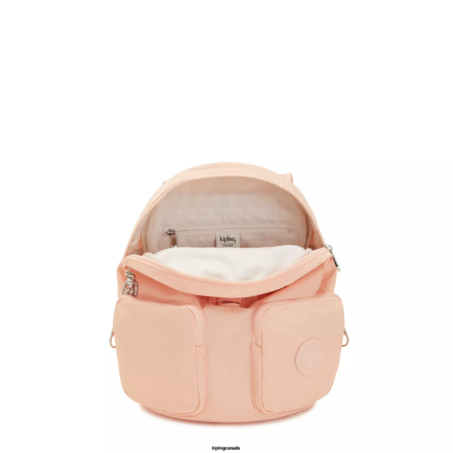 Women Fashion Backpacks Kipling Garden Rose New City Pack Backpack FHZD359 - Image 3