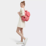 Women Fashion Backpacks Kipling Joyous Pink City Pack Backpack FHZD355 - Image 4
