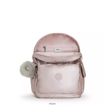 Women Fashion Backpacks Kipling Metallic Rose City Pack Metallic Backpack FHZD340 - Image 3