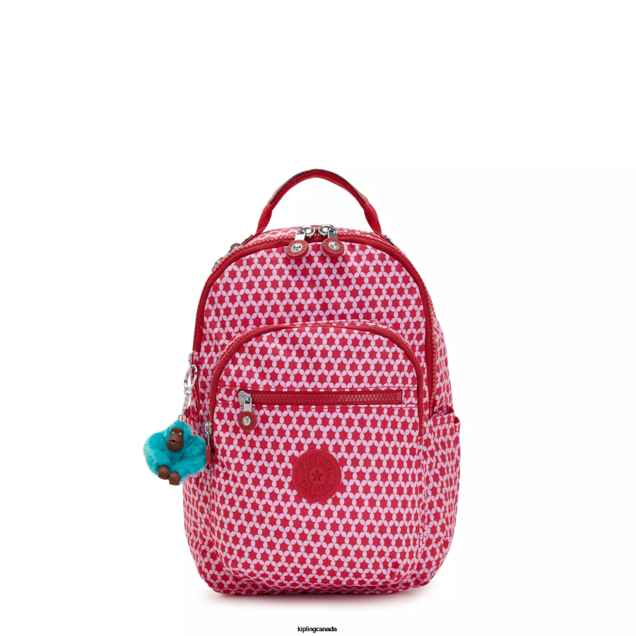 Women Fashion Backpacks Kipling Starry Dot Seoul Small Printed Tablet Backpack FHZD347 - Image 1
