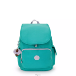 Women Fashion Backpacks Kipling Surfer Green City Pack Backpack FHZD350