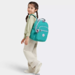 Women Fashion Backpacks Kipling Surfer Green Seoul Small Tablet Backpack FHZD342 - Image 4