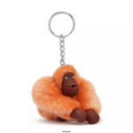 Women Keychains Kipling Peachy Pink Sven Small Monkey Keychain FHZD672 - Image 2