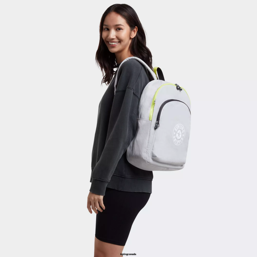 Women Laptop Backpacks Kipling Air Grey Curtis Large 17" Laptop Backpack FHZD485 - Image 4