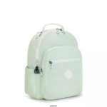 Women Laptop Backpacks Kipling Airy Green Seoul Large 15" Laptop Backpack FHZD473 - Image 2