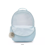 Women Laptop Backpacks Kipling Bridal Blue Seoul Extra Large 17" Laptop Backpack FHZD450 - Image 3