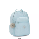 Women Laptop Backpacks Kipling Bridal Blue Seoul Large 15" Laptop Backpack FHZD431 - Image 2