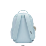 Women Laptop Backpacks Kipling Bridal Blue Seoul Large 15" Laptop Backpack FHZD431 - Image 4