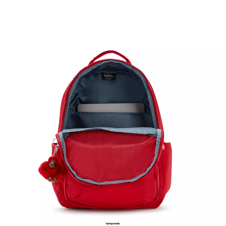 Women Laptop Backpacks Kipling Cherry Tonal Seoul Large 15" Laptop Backpack FHZD474 - Image 3
