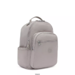 Women Laptop Backpacks Kipling Grey Gris Seoul Large 15" Laptop Backpack FHZD471 - Image 2