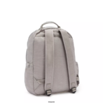 Women Laptop Backpacks Kipling Grey Gris Seoul Large 15" Laptop Backpack FHZD471 - Image 4