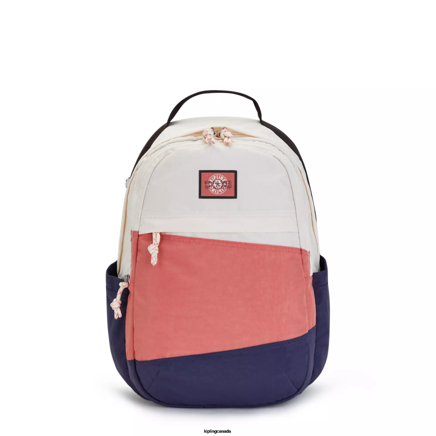 Women Laptop Backpacks Kipling Ultimate Navy Block Xavi 15" Laptop Backpack FHZD484 - Image 1