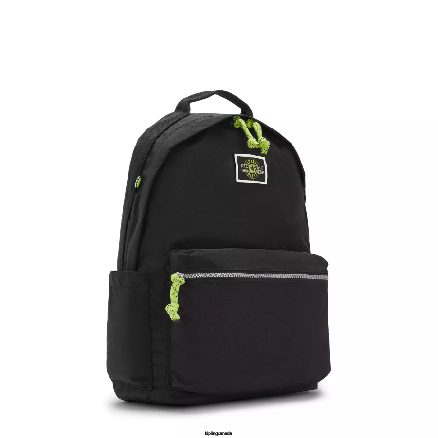 Women Laptop Backpacks Kipling Valley Black Damien Large Laptop Backpack FHZD399 - Image 2