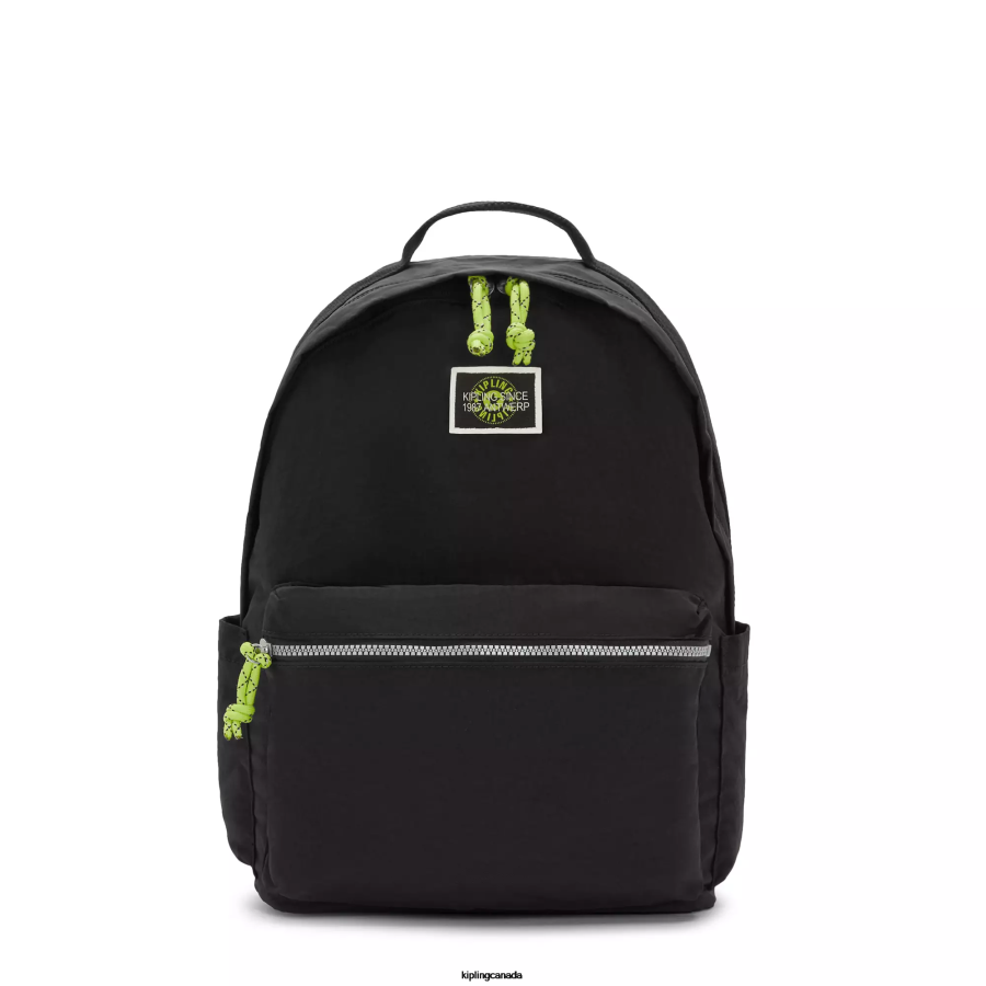 Women Laptop Backpacks Kipling Valley Black Damien Large Laptop Backpack FHZD399 - Image 1