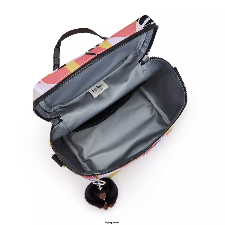 Women Lunch Bags Kipling Abstract Leave Graham Printed Lunch Bag FHZD624 - Image 3