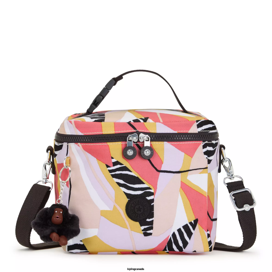 Women Lunch Bags Kipling Abstract Leave Graham Printed Lunch Bag FHZD624 - Image 1