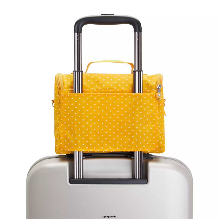 Women Lunch Bags Kipling Soft Dot Yellow New Kichirou Printed Lunch Bag FHZD637 - Image 4