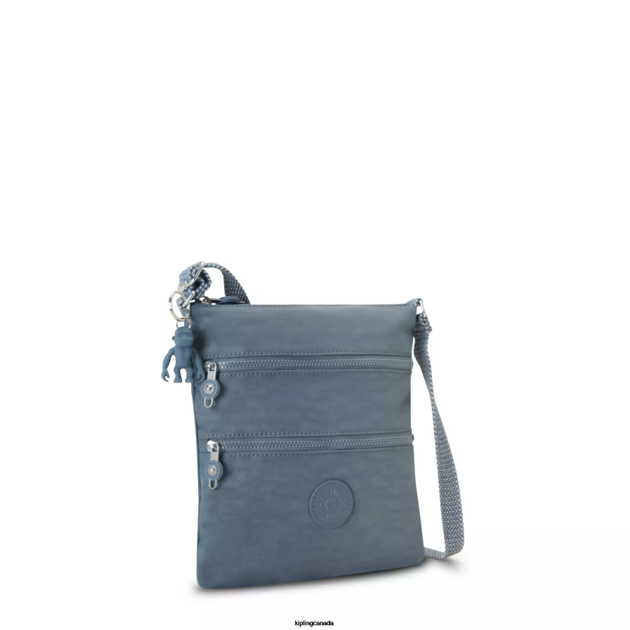 Women Mini Bags Kipling Brush Blue Keiko Crossbody Mini Bag FHZD84 - Image 2