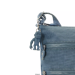 Women Mini Bags Kipling Brush Blue Keiko Crossbody Mini Bag FHZD84 - Image 5