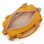 Women Mini Bags Kipling Rapid Yellow Folki Mini Handbag FHZD14 - Image 3