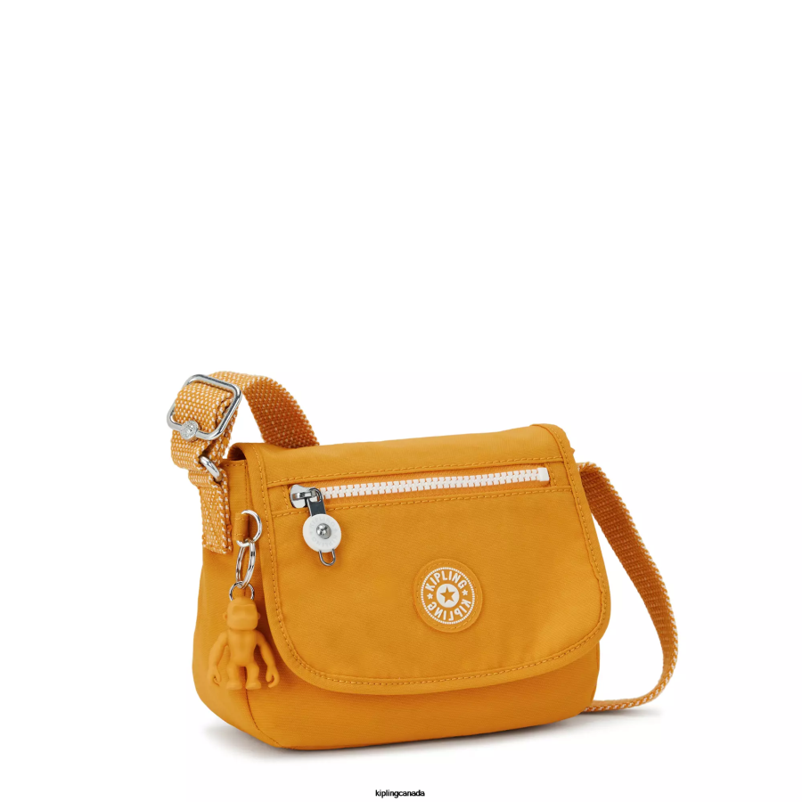 Women Mini Bags Kipling Rapid Yellow Sabian Crossbody Mini Bag FHZD197 - Image 2