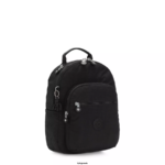Women Monogrammable Kipling Black Noir Seoul Small Tablet Backpack FHZD420 - Image 2