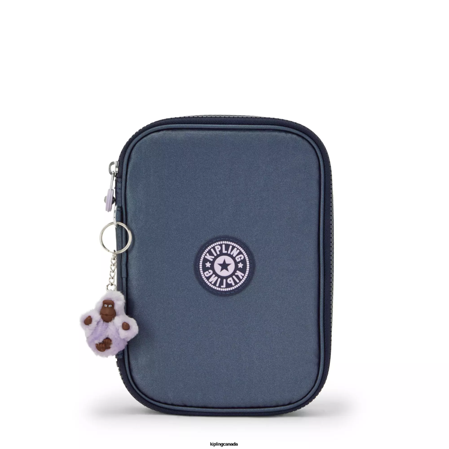 Women Pens & Pencil Cases Kipling Admiral Blue 100 Pens Metallic Case FHZD596 - Image 1