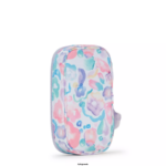 Women Pens & Pencil Cases Kipling Aqua Flowers 50 Pens Printed Case FHZD595 - Image 4