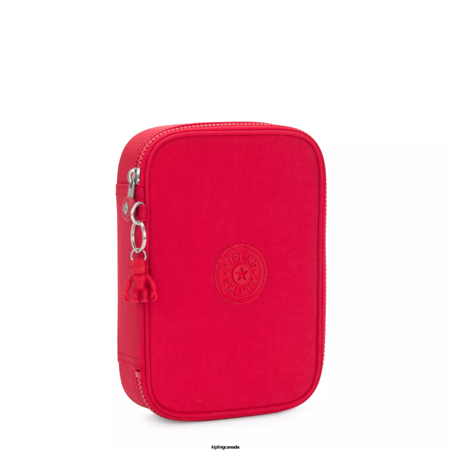 Women Pens & Pencil Cases Kipling Red Rouge 100 Pens Case FHZD575 - Image 2