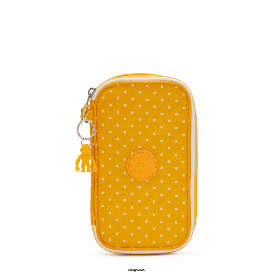 women_pens_pencil_cases_kipling_soft_dot_yellow_50_pens_printed_case_fhzd594.png Women Pens & Pencil Cases Kipling Soft Dot Yellow 50 Pens Printed Case FHZD594 - Image 1