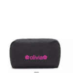 Women Pouches Kipling Black Noir Gleam Pouch FHZD314 - Image 4
