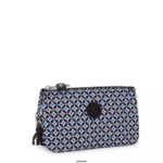 Women Pouches Kipling Blackish Tile Creativity Large Printed Pouch FHZD307 - Image 2