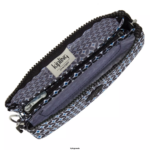 Women Pouches Kipling Blackish Tile Creativity Large Printed Pouch FHZD307 - Image 3