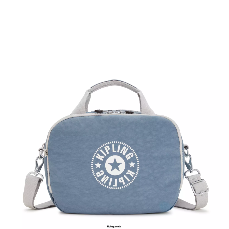 Women Pouches Kipling Brush Blue C Palm Beach Toiletry Bag FHZD546 - Image 1