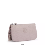 Women Pouches Kipling Grey Gris Creativity Large Pouch FHZD533 - Image 2