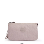 Women Pouches Kipling Grey Gris Creativity Large Pouch FHZD533
